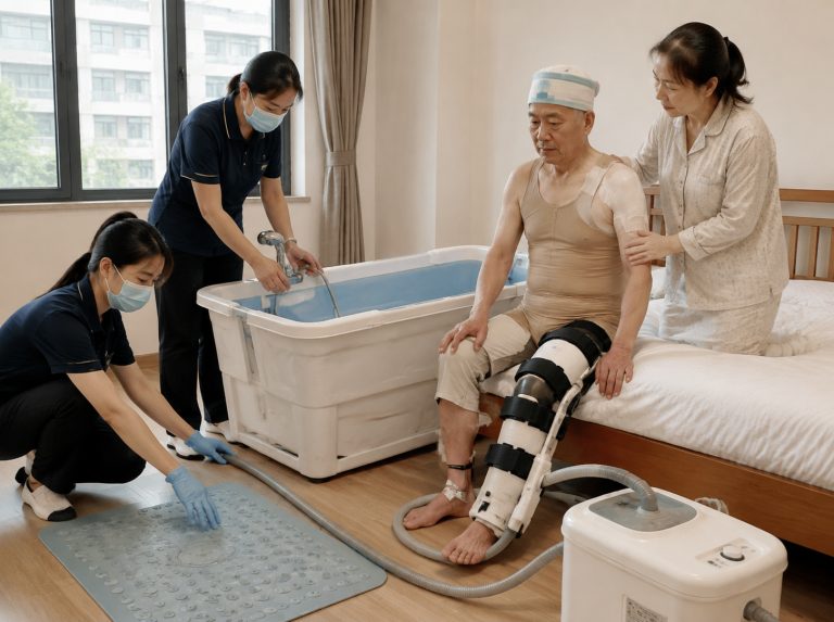 建湖县术后康复居家助浴服务